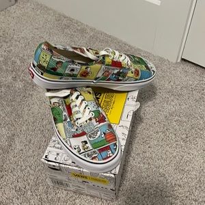 Vans X snoopy shoes
